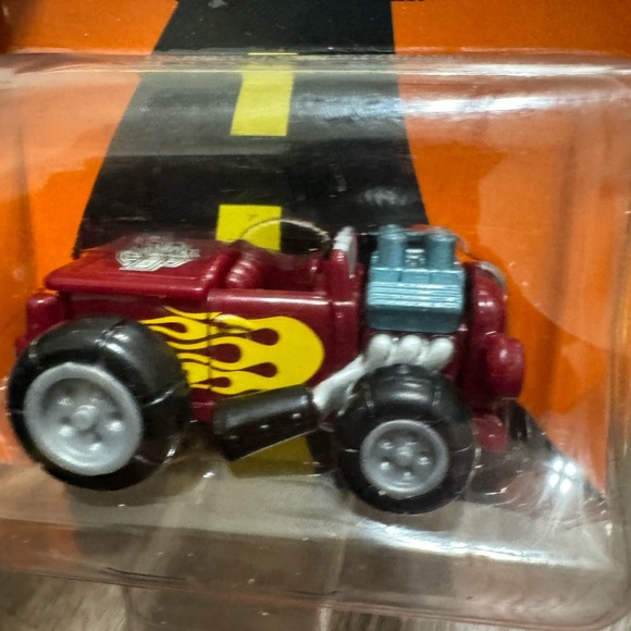 Harley Davidson Cycle Town Red Toy Car - Picture 4 of 7